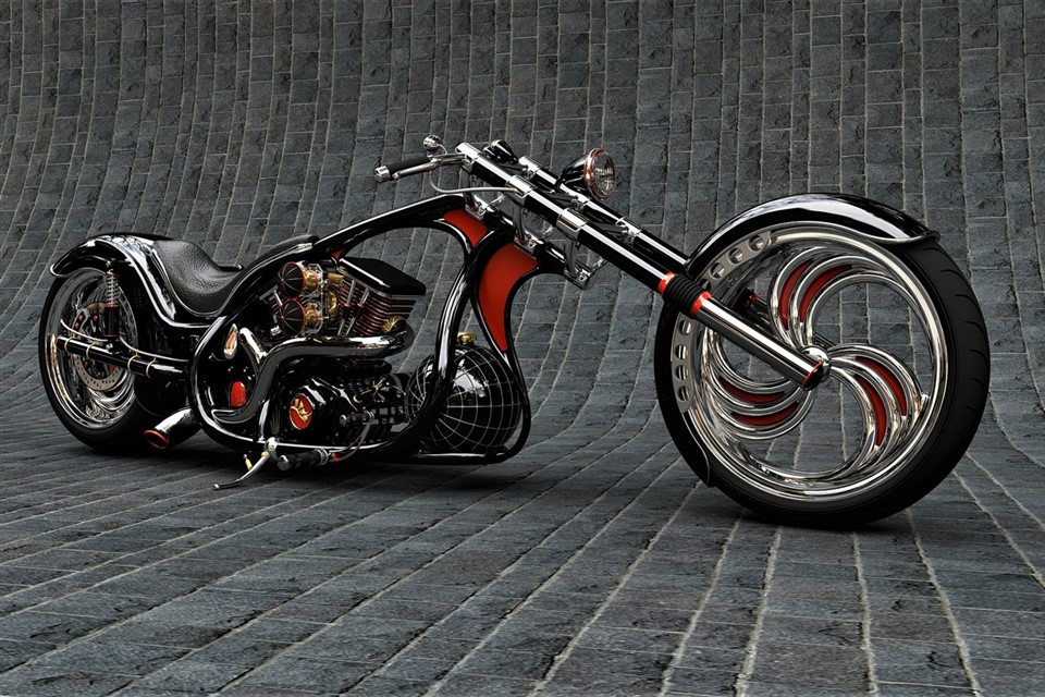 Big Wheel Motorcycle jigsaw puzzle