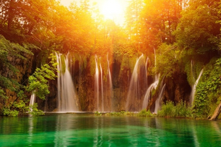 Plitvice Lakes National Park into a body of water jigsaw puzzle