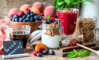a table topped with lots of fresh fruit and vegetables jigsaw puzzle