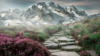 a close up of a rock mountain jigsaw puzzle