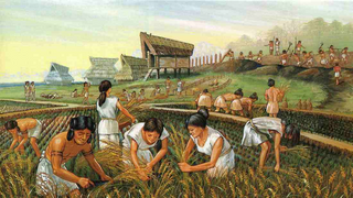 a group of people sitting in the grass jigsaw puzzle