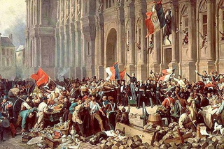 a group of people standing in front of a building jigsaw puzzle