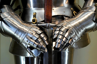 a silver armor and stainless steel appliances jigsaw puzzle
