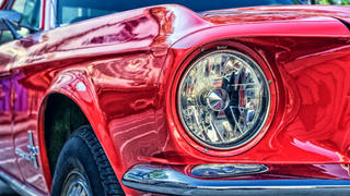 a car parked in a parking lot jigsaw puzzle