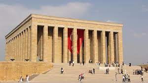 a group of people in front of Anıtkabir jigsaw puzzle