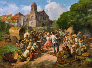 a group of people standing on top of a stone building jigsaw puzzle