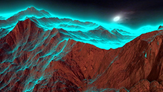a canyon with a mountain in the background jigsaw puzzle