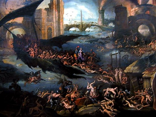 a painting of a large building jigsaw puzzle