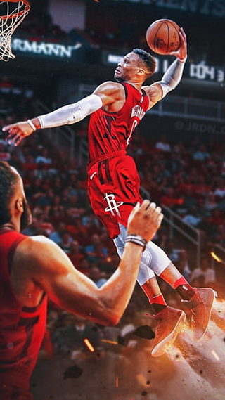 a man holding a basketball jigsaw puzzle