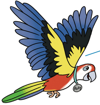 a drawing of a bird jigsaw puzzle