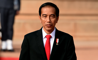 Joko Widodo wearing a suit and tie jigsaw puzzle