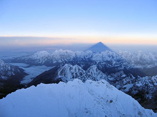 a view of a snow covered mountain jigsaw puzzle