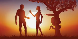 a person standing in front of a sunset jigsaw puzzle