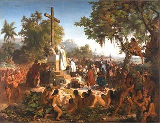 a group of people standing in front of a crowd jigsaw puzzle