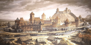 a castle on top of a building jigsaw puzzle