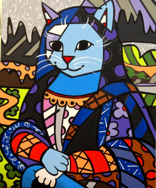 a close up of a colorful window jigsaw puzzle