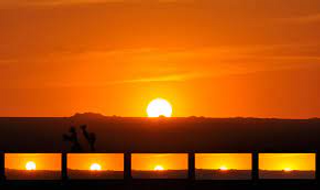 an orange sunset jigsaw puzzle
