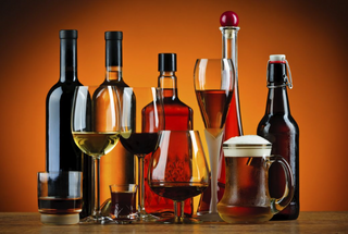a glass of wine on a table jigsaw puzzle