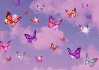 a group of people flying kites in the sky jigsaw puzzle