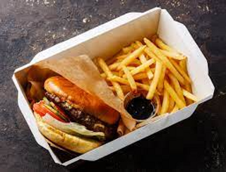 a hot dog and french fries jigsaw puzzle